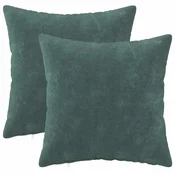 vidaXL Prevleka za blazino 2 pcs HEERLEN Morsko modra 35 x 35 cm