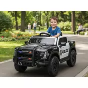 Deciji Policijski Truck (12V) – Crni (SM-26202C)