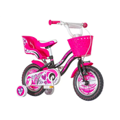 Bicikla Visitor Hea 120/crno roze/Ram 7/Tocak 12