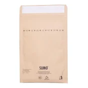 Mehurčkaste kuverte iz recikliranega materiala SUMO 16,5 x 21,5 cm rjave barve