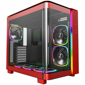 Ohišje MONTECH King 95 Pro, prozor, RGB, ATX, rdeča