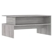 Stolic za kavu siva boja hrasta 90x55x42,5 cm konstruirano drvo