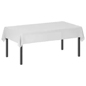 vidaXL Klobučevina za mizo 5 kos Bela 140 x 220 cm Poliester