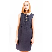 Kratka obleka LOVE MOSCHINO modre barve
