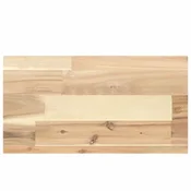 Vidaxl Plavajoča polica 40x20x4 cm neobdelan masiven akacijev les