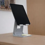 Mi Sivo stojalo za tablico iPad, namizno stojalo s prehodom za kabel