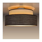 Stropna svetiljka GRACE 1xE27/60W/230V precnika 40 cm krem/smeda