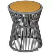 Homestar Vrtna miza 39x39x49 cm temno siva