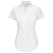KOŠULJA ŽENSKA KRATKI RUKAVI B&C BLACK TIE 135G bela XL-EOL!!