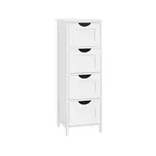 Songmics Kopalniška omarica 30x30x82 cm Bela