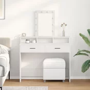 vidaXL vidaXL Kozmetična Miza Bela MDF 100 x 41 x 140 cm Kozmetična miza, (22094351)