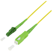 LOGILINK LogiLink FPSLS10 steklena vlakna optična vlakna priključni kabel [1x moški konektor SC APC - 1x LC APC-vtič] 9/125 µ Singlemode 10 m, (20519367)