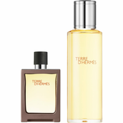 Hermes Terre d’Hermes poklon set XVI. toaletna voda punjiva 30 ml + toaletna voda punjenje 125 ml