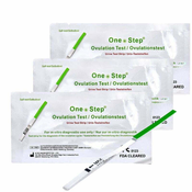 Urinski ovulacijski test LH OneStep, 35 trakov + 5 testov nosečnosti GRATIS