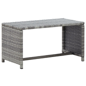 Stolic za kavu antracit 70 x 40 x 38 cm od poliratana
