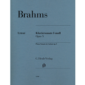 BRAHMS:PIANO SONATA F-MOLL OP.5