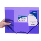 shumee Elegantna mapa Purple World PP A4 z elastiko, idealna za pisarno in