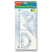 Maped Classic komplet ravnila 4 kosi