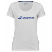 Majica kratkih rukava za djevojcice Babolat Exercise Tee Girl - white/white