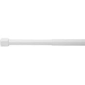 Telesk. šipka za zavesu fi 19mm 110-185cm bela Ridder