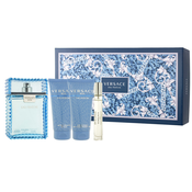 Versace Man Eau Fraiche Poklon set Toaletna voda 100ml + balzam nakon brijanja 100ml + gel za tuširanje 100ml + Toaletna voda 10ml