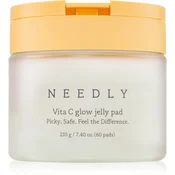 Needly Vlažilne tonik-blazinice za obraz Vita C Glow Jelly Pad - 210 g / 60 kos