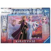 Ravensburger Ledeno kraljestvo 2 sestavljanka, z bleščicami, 100 kosov
