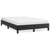 shumee vidaXL Posteljni okvir brez vzmetnice rjav 120x190 cm umetno usnje