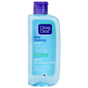 CLEAN & CLEAR Deep Cleansing globinsko čistilna voda za obraz za občutljivo kožo 200 ml