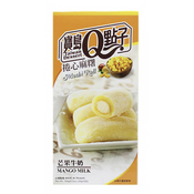 Japonski piškoti Qmochi Roll z okusom Milk Mango 150g