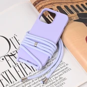 Maska za iPhone 13 Pro 6.1 Crossbody ljubicasta