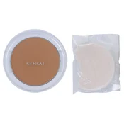 Sensai Cellular Performance Foundations kompaktni puder proti gubam nadomestno polnilo odtenek TF23 Almond Beige SPF 15 11 g