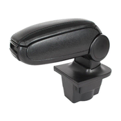 shumee Opel Astra IV J 09-19 naslon za roke SET ČRNO EKO USNJE + set za montažo