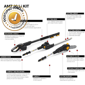 Alpina Baterijski Trimer AMT 20 Li Kit