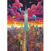 Art puzzle - Puzzle Serija WOWO: Barvita metropola, New York - 1 000 kosov