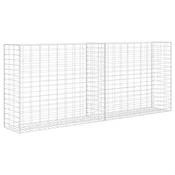 Vidaxl Gabionska košara iz pocinkanega jekla 85x30x200 cm