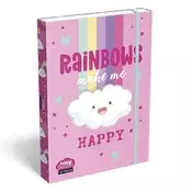 ICO: Lizzysuli Lollipop Rainbow mapa z elastiko za zvezke A4