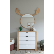 HANAH HOME Komoda Nisan 1600 026 White Walnut