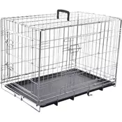Kovinski boks za pse Keo Flamingo - XXL - 120 x 76 x 82cm