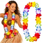 Korbi Havajska cvetlična ogrlica Aloha za zabave
