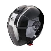 Scorpion EXO-CITY II VEL otvorena motociklisticka kaciga metalik crno-bijela rasprodaja