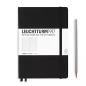 Notebook Medium (A5) Hardcover, 249 Numbered Pages, Ruled, Black
