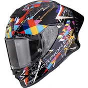Scorpion EXO-R1 EVO II Air Pouls integralna motociklisticka kaciga crno-višebojna