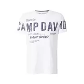 CAMP DAVID Majica  marine / bela
