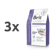Brit GF Veterinarska dieta za mačke - Gastrointestinal Low Fat 3 x 2 kg