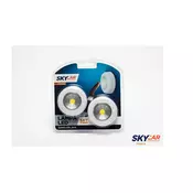 SKYCAR Lampa LED set 2 kom samolepljiva C1194