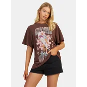Roxy Majica Sweetjanis Tees URJZT03737 Rjava Regular Fit