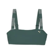 PUMA Womens Bandeau Top, Sport, Petrol Green, XL