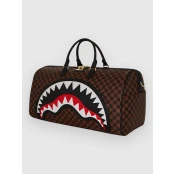 Sprayground Sawtooth Sharks In Paris Duffle Travel Bag brown checkered