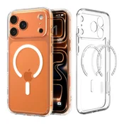 Ovitek SPIGEN Ultra Hybrid MagSafe za iPhone 17 Pro Max|18 Pro Max, prozoren